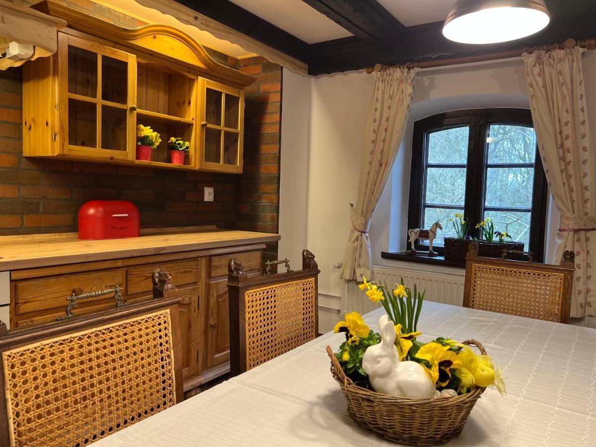 Apartament W Xix-Wiecznym Spichlerzu Nad Jeziorem Z Dostepem Do Parku I Widokiem Na Dworek Modrzewiowy Z 1823 Roku Szteklin Eksteriør billede